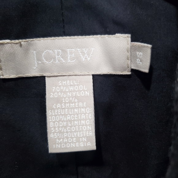 J. Crew Women's Wool Cashmere Blend Coat Size SP - Picture 8 of 14